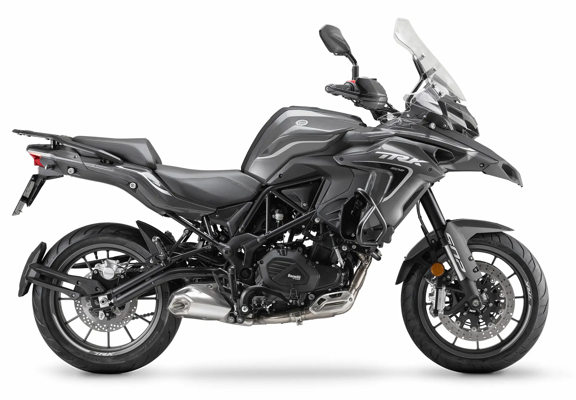 Moto d'aventure 500cc gris image BENELLI TRK 502 CC E5 gris