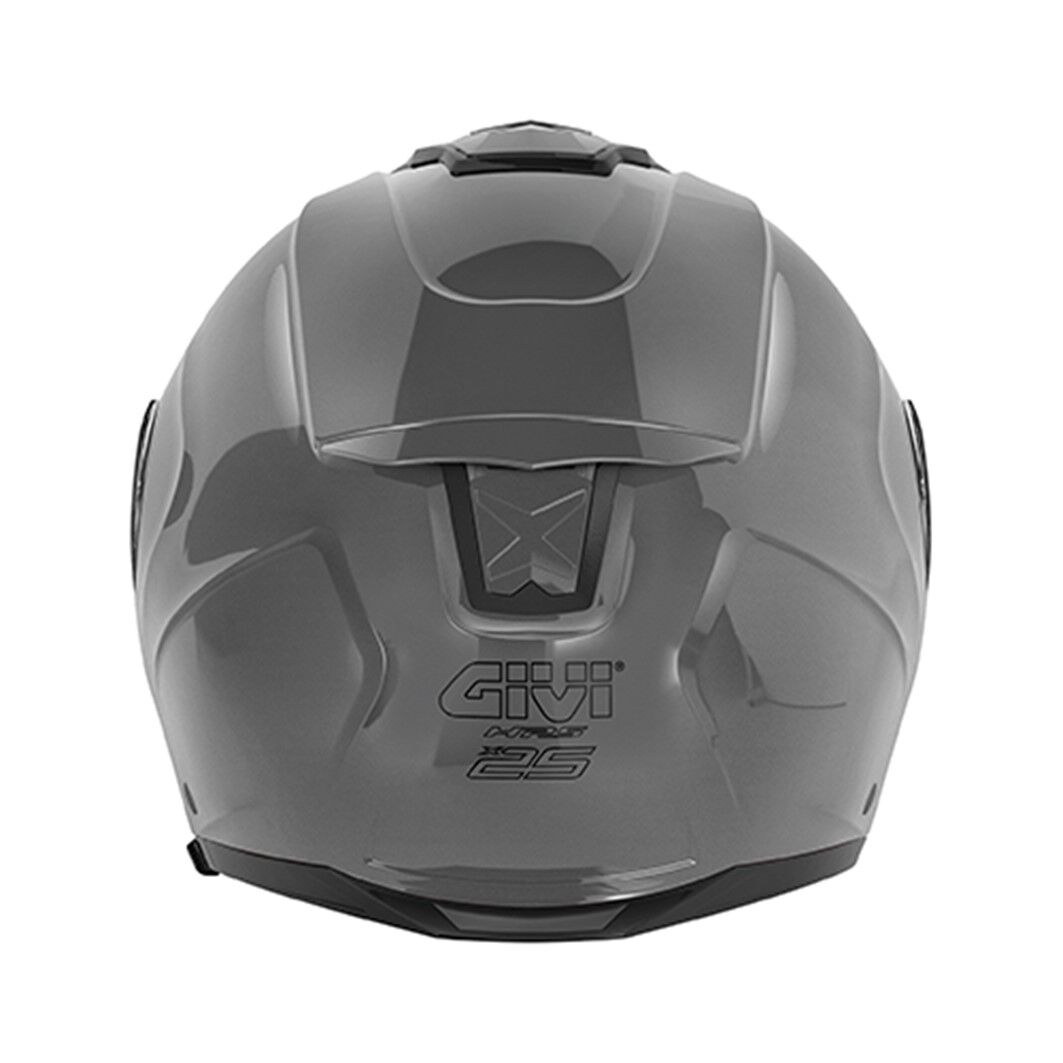 Casque GIVI X25 SOLID COLOR dos image Casque GIVI X25 SOLID COLOR gris