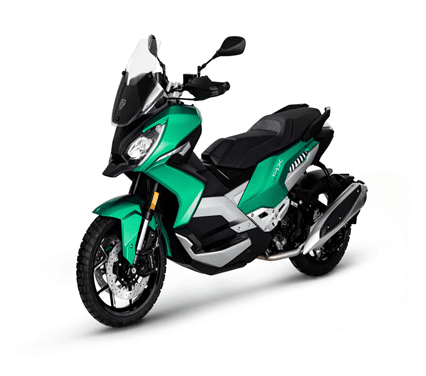 PEUGEOT XP 400 ALLURE image PEUGEOT XP 400 ALLURE AURORA SATIN GREEN