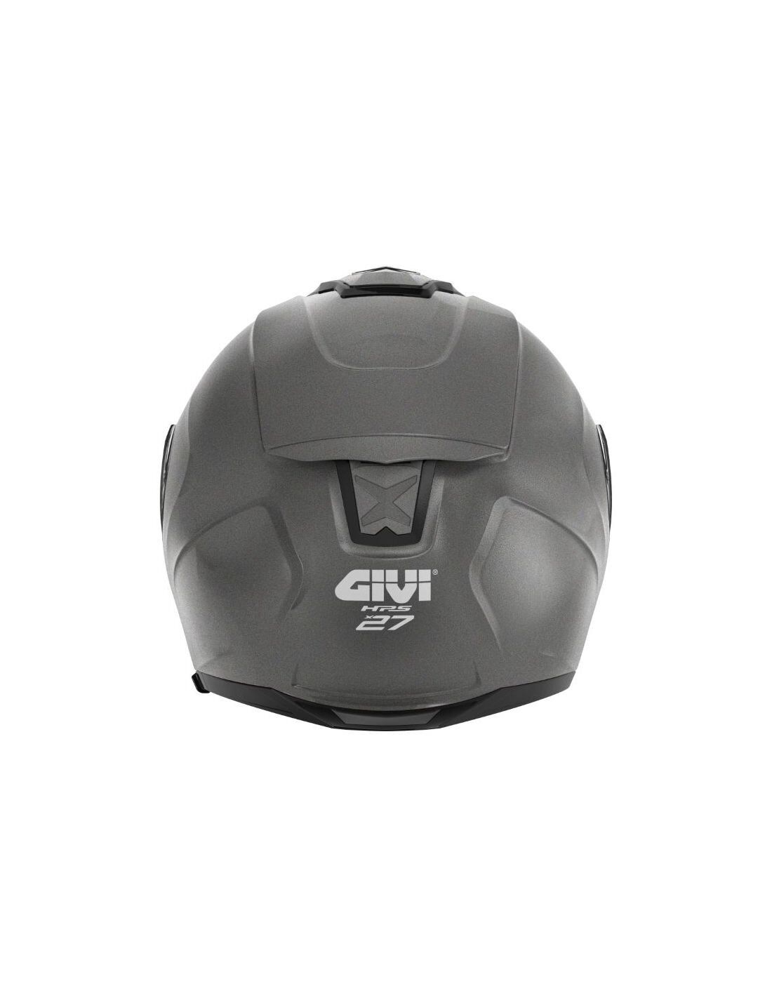 casque-givi-x27-sector-titanium-dos Casque Givi X27 Sector Homologué ECE 22.06