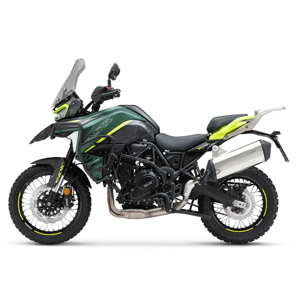 TRK_702X_ForestGreen Benelli TRK 702X E5+ – Trail baroudeur 698 cm³ vert