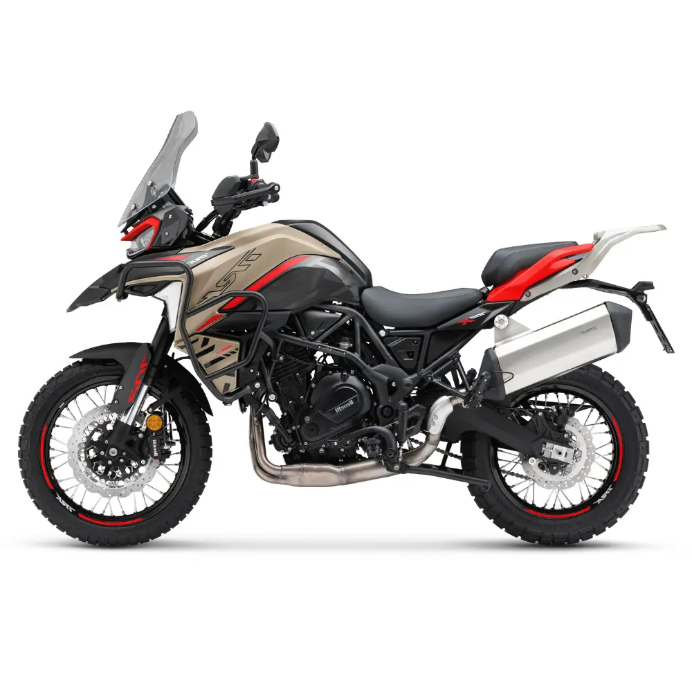 TRK_702X_sable Benelli TRK 702X E5+ – Trail baroudeur 698 cm³ sable