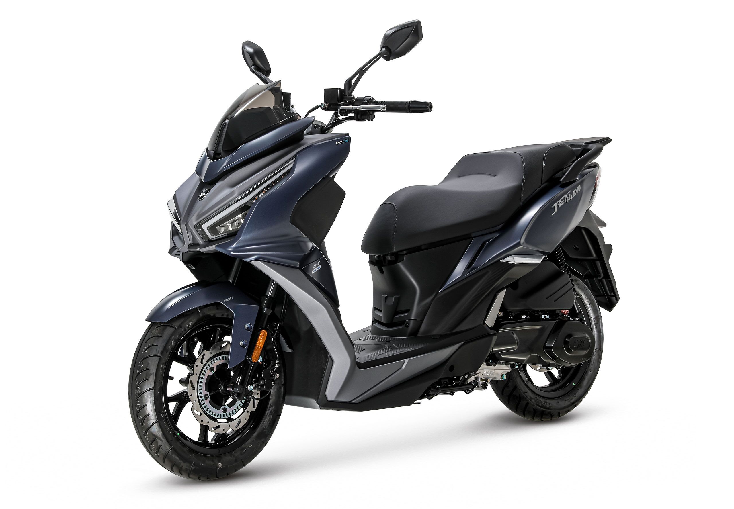 SYM JET 14 EVO 125 LC ABS E5 bleu grey image de scooter SYM JET 14 EVO 125 LC ABS E5