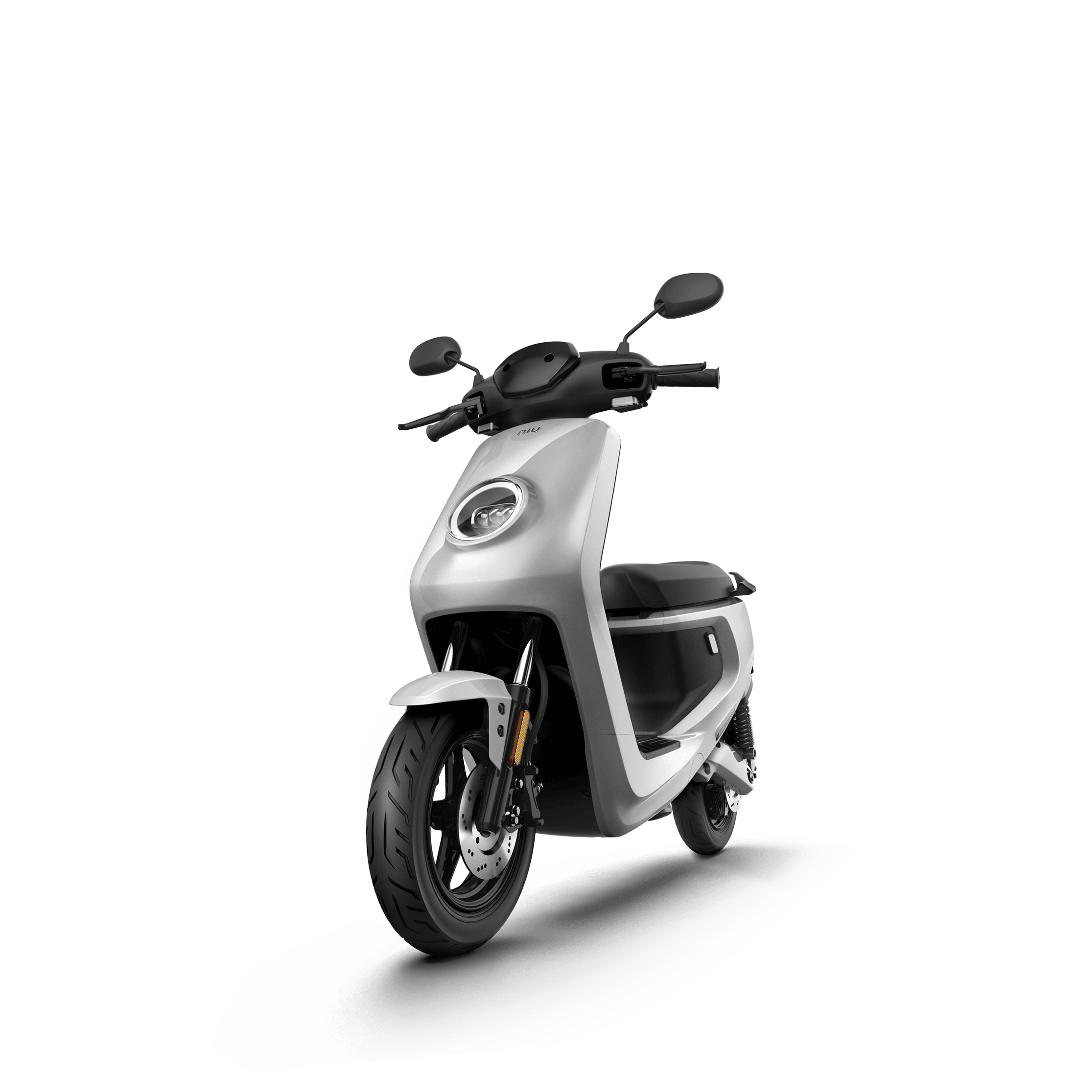 NIU MQI SPORT gris cote image NIU MQI SPORT blanc cote