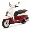 image PEUGEOT DJANGO 125 CLASSIC ROUGE /BLANC